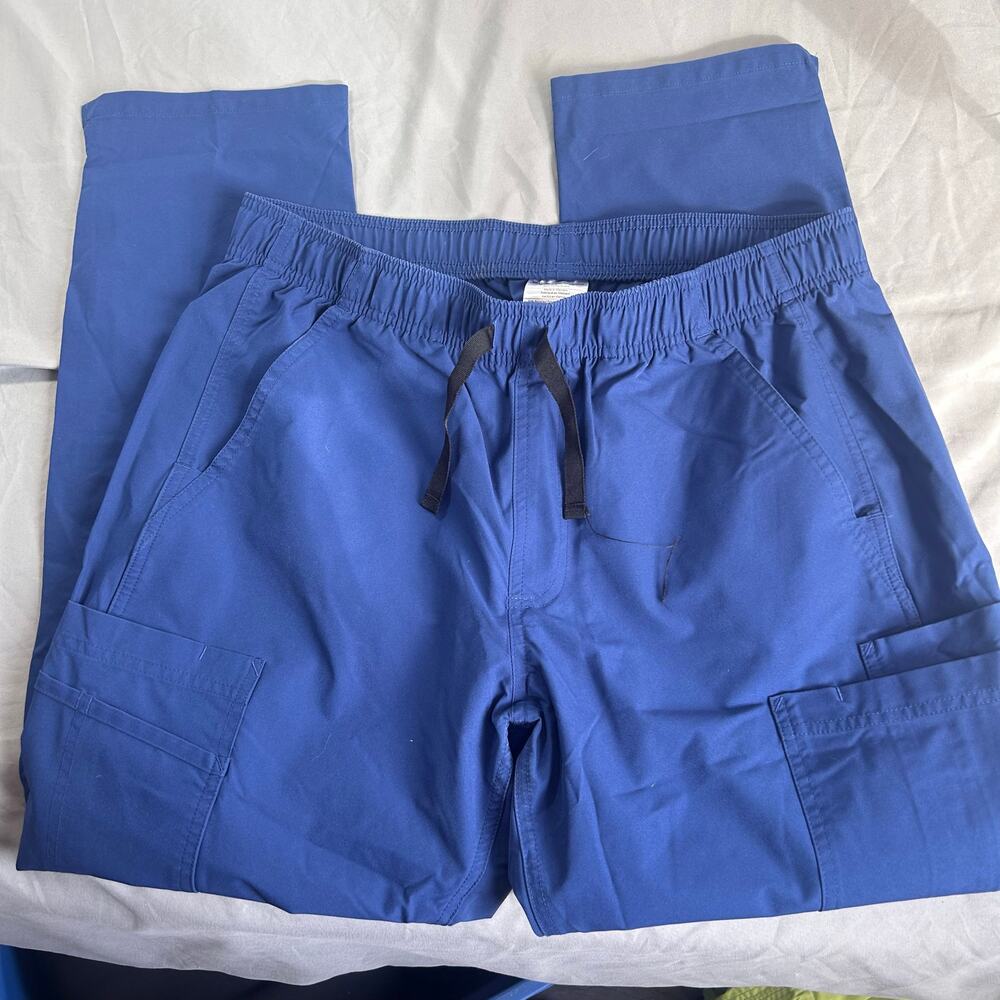 Carhartt Women's Navy Blue scrub pants C51213 Large Petite